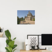 Poster Le magnifique Château de Pressac et son jardin (Bureau à domicile)