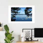 Poster Le magnifique ciel bleu (Bureau à domicile)