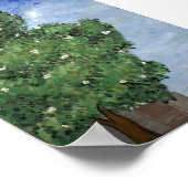 Poster Le Magnolia Tree Au Parc De La Ville (Coin)