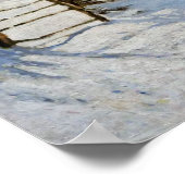 Poster Le Magpie (1868-1869) Claude Monet paysage de neig (Coin)