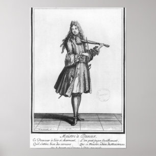 Poster Le maître de danse