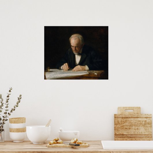 Poster Le maître d'écriture de Thomas Eakins (Cuisine)