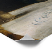 Poster Le Maître d'écriture par Thomas Eakins (Coin)