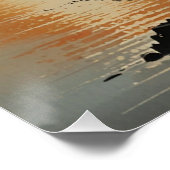 Poster Le majestueux mont Fuji Paysage Mur Art (Coin)