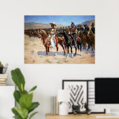 Poster Le major mexicain de Frederic Remington (1889) (Bureau à domicile)