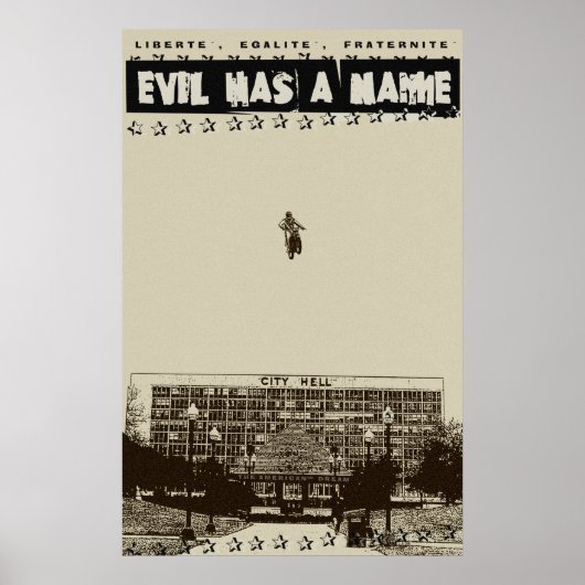 Poster le mal a un nom (Devant)