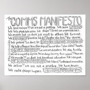 Poster Le Manifeste Comms