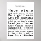 Poster Le MANifesto (Devant)