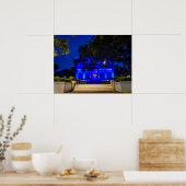 Poster Le manoir du gouverneur du Texas Retour au bleu (Cuisine)