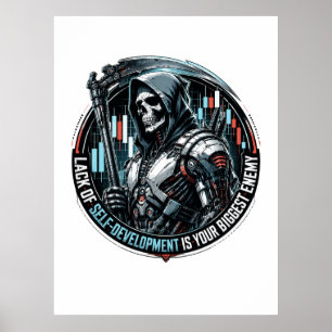 Poster Le manque de développement personnel est votre pir