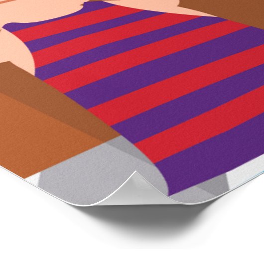 Poster Le manque de respect n'est jamais Cool (Matte) (Coin)