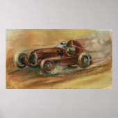 Poster Le Mans Racecar par Ethan Harper (Devant)