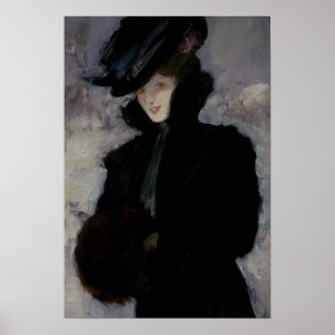 Poster Le manteau de fourrure