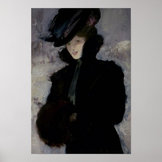 Poster Le Manteau De Fourrure (Devant)