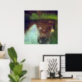 Poster Le marais de Gustav Klimt (Bureau à domicile)