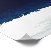 Poster Le marbre bleu (Coin)