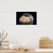 Poster Le marbre bleu Nouvelle génération Terre 3 (Cuisine)