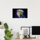 Poster Le marbre bleu Nouvelle génération Terre 4 (Bureau à domicile)