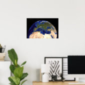 Poster Le marbre bleu Nouvelle génération Terre 7 (Bureau à domicile)