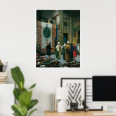 Poster Le marchand de tapis, ch. 1887 (Bureau à domicile)