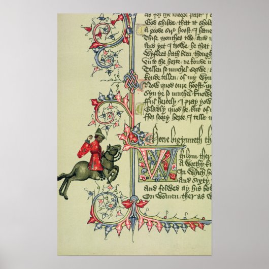 Poster Le marchand, détail de fac-similé (Devant)