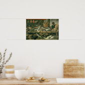 Poster Le marché aux poissons, 1618-21 (Cuisine)