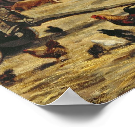 Poster Le marché aux porcs, 1875 (Coin)