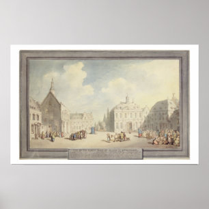 Poster Le marché chez Juliers en Westphalie, 1791 (p