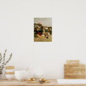 Poster Le marché de la volaille, 1885 (Cuisine)