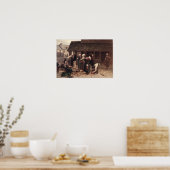 Poster Le Marché de Ploudalmezeau (Cuisine)