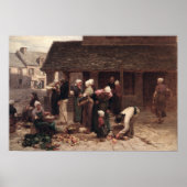 Poster Le Marché de Ploudalmezeau (Devant)