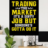 Poster Le Marché Des Investisseurs (Bureau à domicile)