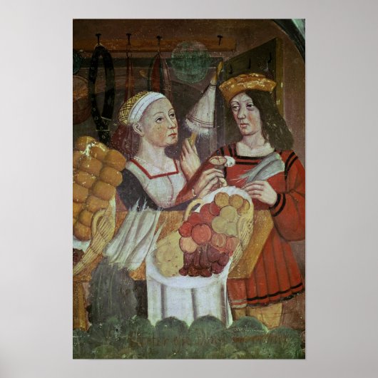 Poster Le marché des légumes (Devant)