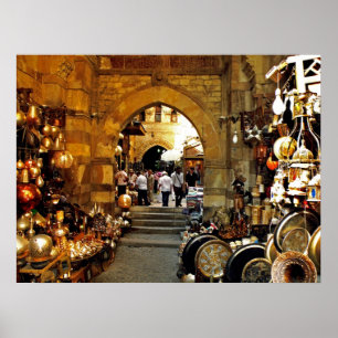 Poster Le marché Khan al-khalili