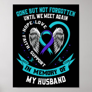 Poster Le Mari-Chemise De Sensibilisation Au Suicide Est 