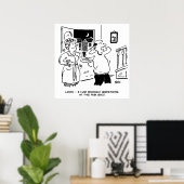 Poster Le mari ne veut pas remettre en question (Bureau à domicile)