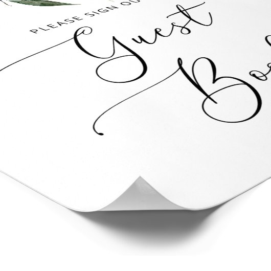 Poster Le mariage à feuillage persistant signe l'affiche (Coin)