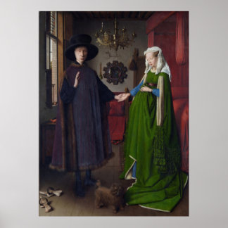 Poster Le mariage Arnolfini (par Jan van Eyck)