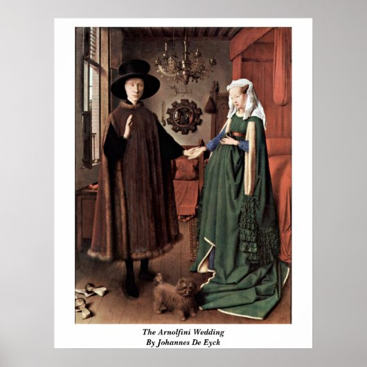 Poster Le Mariage Arnolfini Par Johannes De Eyck (Devant)