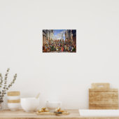 Poster Le Mariage de Cana | Paolo Veronese | (Cuisine)
