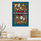 Poster Le mariage de Figaro, Opéra (Cuisine)