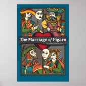Poster Le mariage de Figaro, Opéra (Devant)