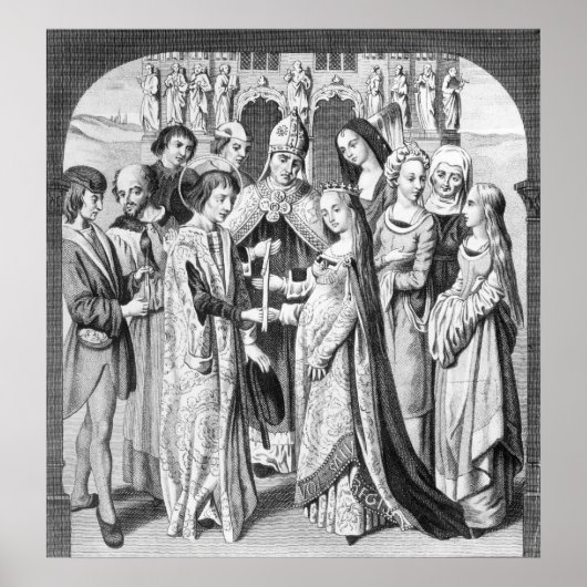 Poster Le mariage de Henri VI et Margaret d'Anjou (Devant)