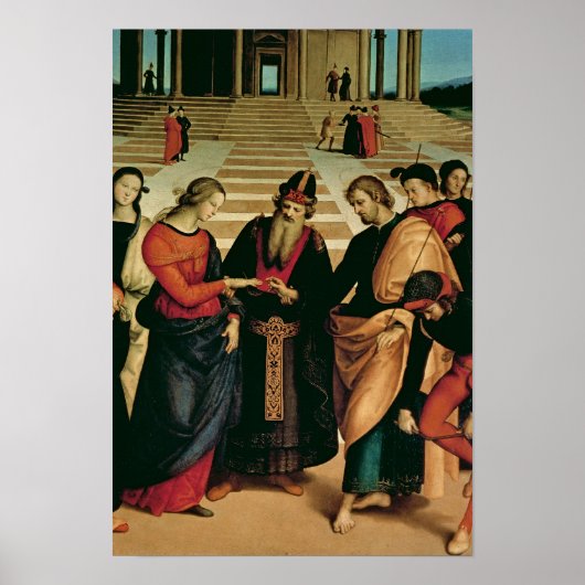 Poster Le mariage de la Vierge, 1504 (Devant)