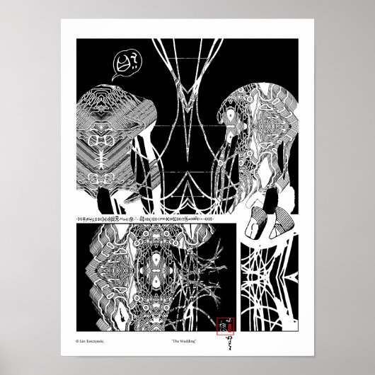 Poster "Le Mariage" de My Favori Martian Comics (Devant)