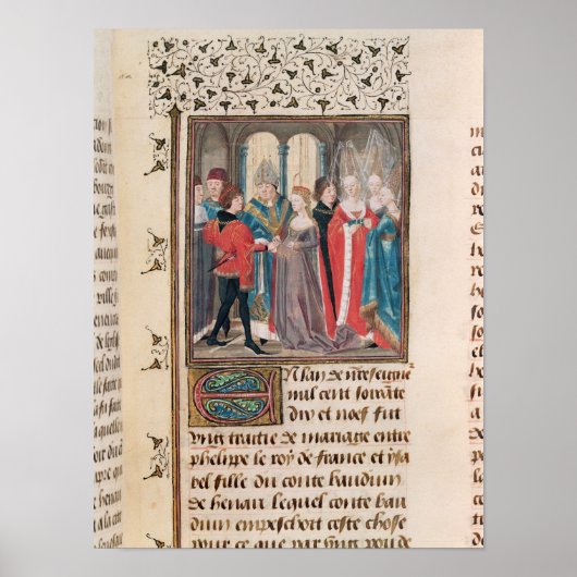 Poster Le mariage de Philippe Auguste Roi de France (Devant)