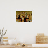 Poster Le mariage de Sainte Catherine de Sienne (Cuisine)