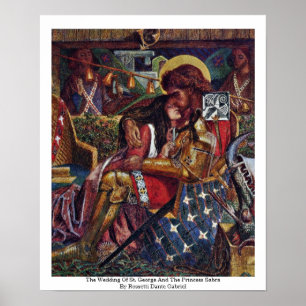 Poster Le mariage de St George et de la princesse Sabra
