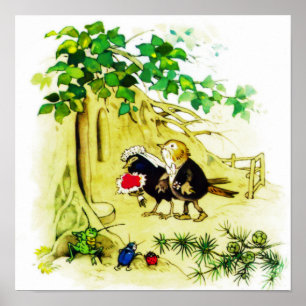 Poster Le Mariage des oiseaux