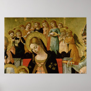 Poster Le mariage du saint Catherine de Sienne